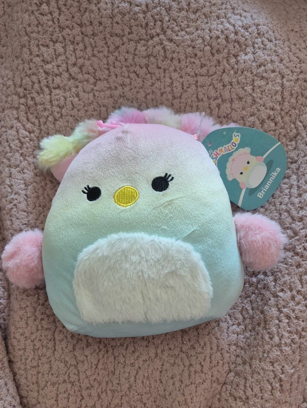 Squishmallows Pastel Penguin Plush - Pink & Mint